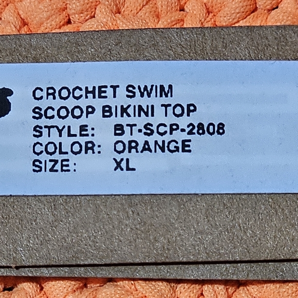 Skims Crochet Swim Scoop Bikini Top NWT MSRP $98 - Picture 6 of 16